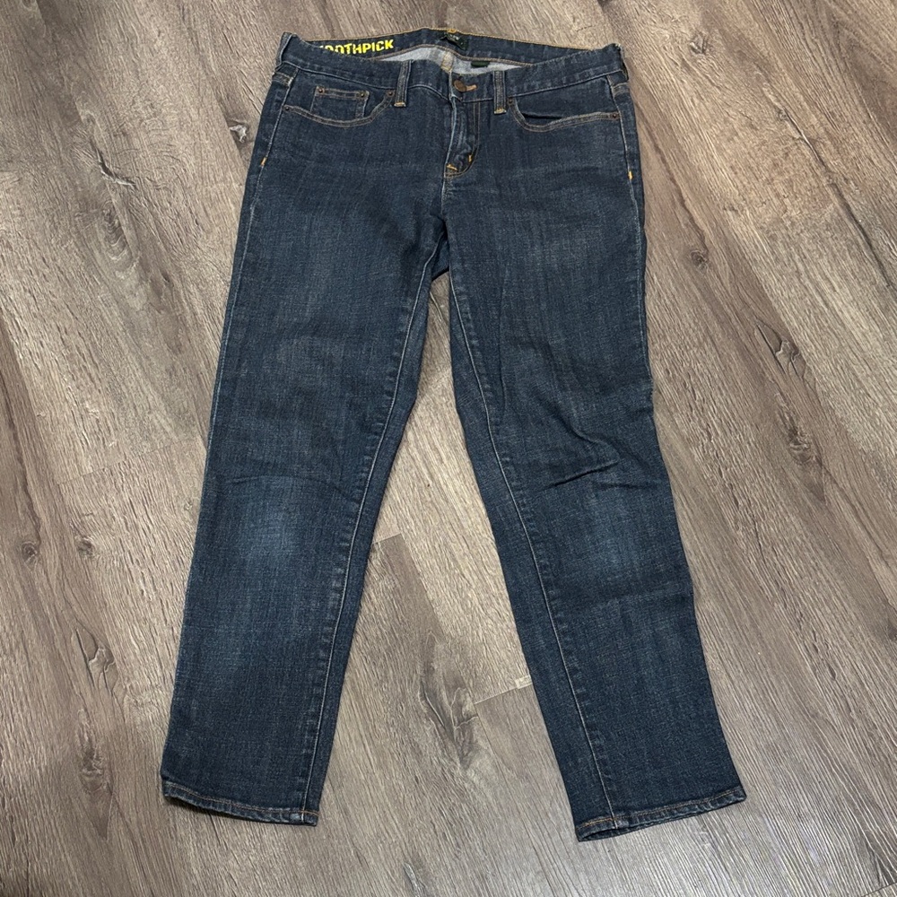 J. Crew Women's Dark Indigo Straight-Leg Jeans SIZE 29